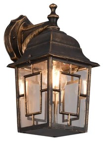 Φωτιστικό Επίτοιχο Trio Lighting VOLTURNO 205967128 Αντικέ Καφέ-Σκουριά (Antique Rust)