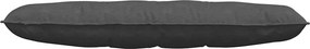 vidaXL Μαξιλάρι Πλάτης Σκούρο Γκρι 140 x 50 x 19 cm