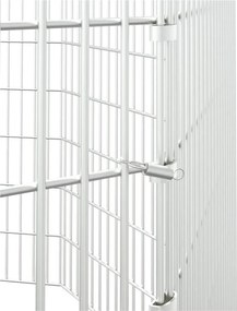 vidaXL Περίφραξη Ζώων Ελεύθερης Βοσκής 8 Πάνελ 54x80 εκ. Γαλβ. Σίδερο