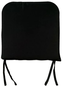 SALSA Μαξιλάρι Σκαμπό Bar, Ύφασμα Μαύρο (3cm)  44x42x3cm [-Μαύρο-] [-Ύφασμα-] Ε252,Μ1