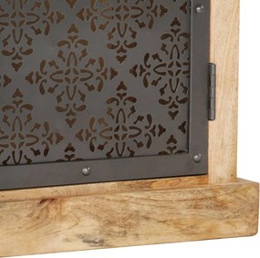vidaXL Ντουλάπι με Πόρτα 45x32x110 εκ. Μασίφ Ξύλο Μάνγκο