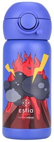 Παγούρι - Θερμός 350ml Με Καλαμάκι Estia Save The Aegean Lava Splash 01-23508
