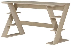 Γραφείο Lungo 801CMY5426 140x60x73cm Light Oak