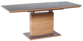 CONCORD extension table, color: top - dark grey, leg - golden oak DIOMMI V-CH-CONCORD-ST