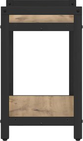 vidaXL Ράφι Βιβλίων 40 x 30 x 50 cm Επεξεργασμένο ξύλο Artisan Oak