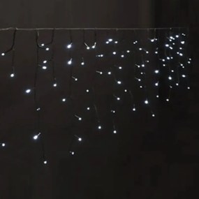 Χριστουγεννιάτικα Λαμπάκια 450 Led Βροχή 2.4μ Ψυχρό Λευκό Με 8 Προγράμματα F-R 183217B