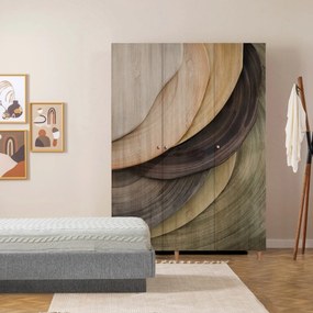 Τριφυλλη Ντουλαπα Πευκο Atlantic LENA 52x135x192