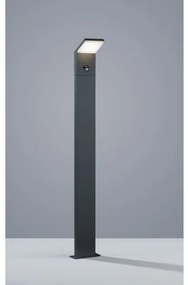 Επιδαπέδιο Φωτιστικό Κολονάκι LED 8W Ανθρακί IP54 Ανιχνευτής Κίνησης Pearl 421169142 Trio Lighting-421169142-Ανθρακί 421169142