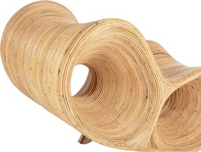 ΠΟΛΥΘΡΟΝΑ CURVY LOUNGE HM9645.01 ΑΠΟ RATTAN ΣΕ ΦΥΣΙΚΗ ΑΠΟΧΡΩΣΗ 63x128x97Y εκ.
