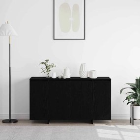 vidaXL Πλαϊνό γραφείο Μαύρη δρυς 135 x 41 x 69 cm Επεξεργασμένο ξύλο