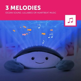 ZAZU CODY Κάβουρας Προβολέας με Κίνηση Ψαριών σε Ωκεανό Ήχοι Θάλασσας