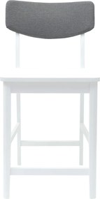 vidaXL Καρέκλες φαγητού 2 pcs Λευκό 48 x 49 x 95 εκ.