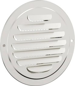vidaXL Καπάκια Αερισμού 4 τεμ. Ασημί 100 mm Ανοξείδωτο ατσάλι