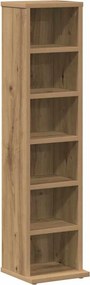 vidaXL Ντουλάπι CD Artisan Oak 21x20x88 cm Κατασκευασμένο ξύλο