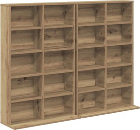 vidaXL Ντουλάπα CD 2 τμχ. Artisan Δρυς 65 x 23,5 x 97,5 εκ.