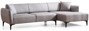 Καναπές Γωνιακός (Δεξιά Γωνία) Belissimo 560ARE1804 270x140x67cm Grey