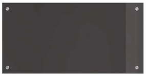 vidaXL Πίσω Πάνελ Κουζίνας 2 pcs Σκούρο Γκρι 80 x 40 cm