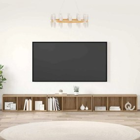 vidaXL Σετ επίπλου τηλεόρασης 3 pcs Artisan Oak Επεξεργασμένο ξύλο