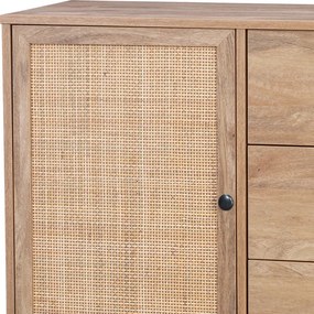 Μπουφές Oslo pakoworld σε sonoma απόχρωση 85x39x79εκ