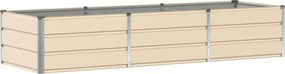 vidaXL Γλάστρα Ελεφαντόδοντο 240 x 80 x 45 cm Ατσάλι