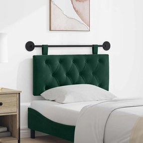 vidaXL Κρεμαστό Κεφαλάρι Σκούρο Πράσινο Βελούδο