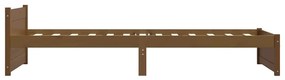vidaXL Πλαίσιο Κρεβατιού Μελί 75x190 εκ. Ξύλο Πεύκου Small Single