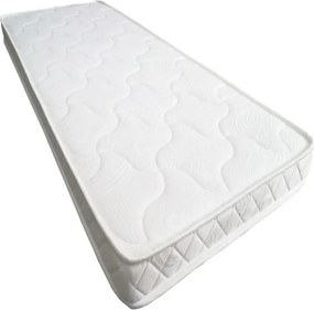 Στρώμα αφρού για μονό κρεβάτι Λευκό 190x90x12 cm