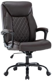 Καρέκλα γραφείου διευθυντή Victory pu καφέ 64.5x72.5x118 εκ.