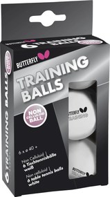 Amila Μπαλακια Ping Pong Butterfly Training 6Tmx Λευκα 85140 (97254)