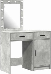 vidaXL Τραπέζι περιποίησης 2 τμχ. Γκρι 50 x 41 x 135 εκ
