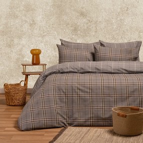 Σετ Σεντόνια Βαμβακερά Μονά 170x270εκ. Diego Grey Ultra Line Melinen 20004099