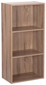 ΡΑΦΙΕΡΑ ΤΟΙΧΟΥ CUBICON  SONAMA OAK ΜΕΛΑΜΙΝΗ 38,5x23,5x80Υεκ.