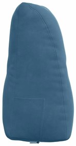 vidaXL Μαξιλάρι Πλάτης Μπλε 80 x 24 x 50 εκ Βελούδο