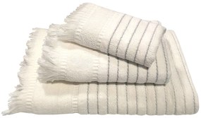 Πετσέτα Βαμβακερή Ζακάρ Χειρός 30x50εκ. Paros White Le Blanc 7014099-2