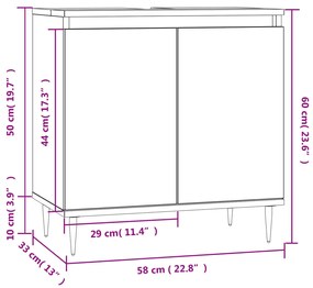 ΝΤΟΥΛΑΠΙ ΜΠΑΝΙΟΥ ΚΑΦΕ ΔΡΥΣ 58 X 33 X 60 ΕΚ. ΑΠΟ ΕΠΕΞΕΡΓ. ΞΥΛΟ 831579