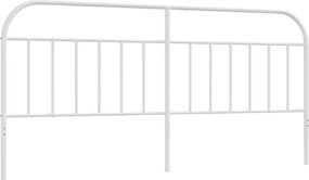vidaXL Ανταλλακτικό κεφαλάρι Λευκό 193 εκ. Μεταλλικό