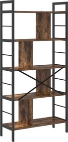 vidaXL Ράφι Βιβλίων 9 επιπέδων 75 x 30 x 156 εκ. Επεξεργασμένο Ξύλο