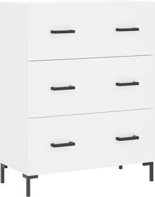 vidaXL Ντουλάπι Λευκό 69,5x34x180 εκ. από Επεξεργασμένο Ξύλο