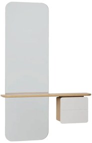 Καθρέπτης Τοίχου One More Look 5620C5620-7 78x15x118cm Oak Nuance Mist Umage