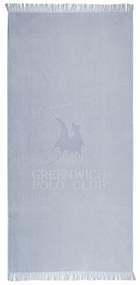 Πετσέτα Θαλάσσης 3624 Silver-Grey Greenwich Polo Club Θαλάσσης 70x170cm 100% Βαμβάκι