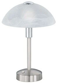 Φωτιστικό Επιτραπέζιο Led Donna 350Lm 30x22cm Nickel Mat 525790107 Trio Lighting Metal, Glass