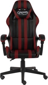 vidaXL Καρέκλα Racing Μαύρο / Λευκό από Συνθετικό Δέρμα