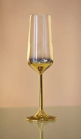 Ποτήρι Ντεγκραντε Διάφανο Σαμπάνιας Χρυσό