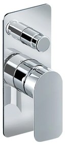 Eurorama Charma Chrome Μίκτης Εντοιχισμού 2 Εξόδων με Εκτροπέα 148030SL-100