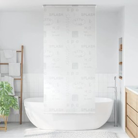vidaXL Κουρτίνα Μπάνιου Ρολό Σχέδιο Πιτσιλιά 100 x 240 εκ.