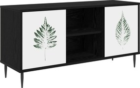 vidaXL Ντουλάπι TV HANAU 102 x 33 x 51 εκ Μαύρη Δρυς