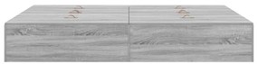 vidaXL Σκελετός Κρεβατιού Γκρι sonoma 140 x 200 cm Επεξεργασμένο ξύλο