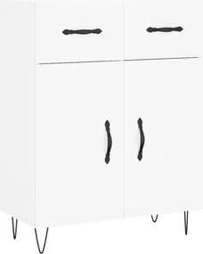 vidaXL Ντουλάπι Λευκό 69,5x34x180 εκ. από Επεξεργασμένο Ξύλο