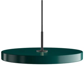 Φωτιστικό Οροφής Asteria Plus Medium Black 2562C4173 Φ43x14cm Led 1600lm 28W 2400-3000k Forest Green Umage