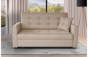 Καναπές - κρεβάτι Vina lux με αποθηκευτικό χώρο, 153x98x85cm, Μπεζ - PL8716